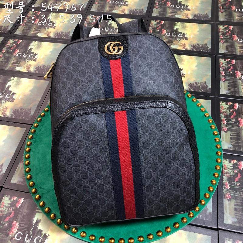 Gucci Backpacks Handbag 547967PVC leather black